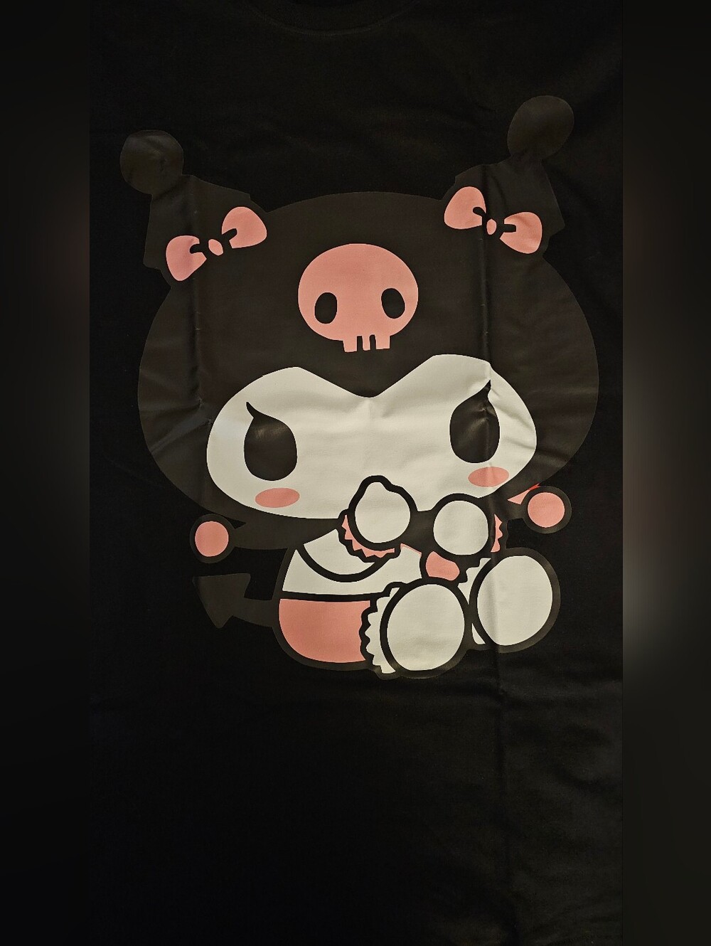 Kuromi Graphic Tee 2xl Black